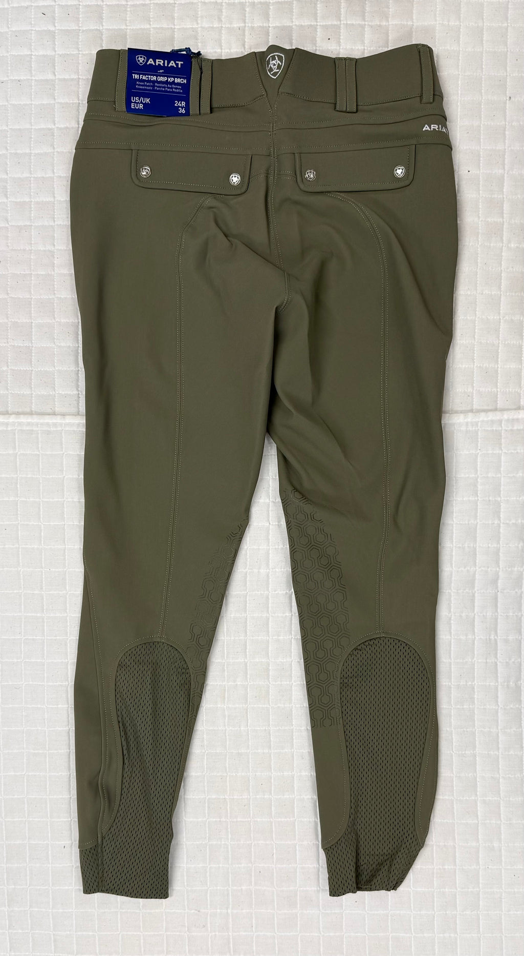 Ladies Ariat Kalamata Tri Factor Euroseat Breeches