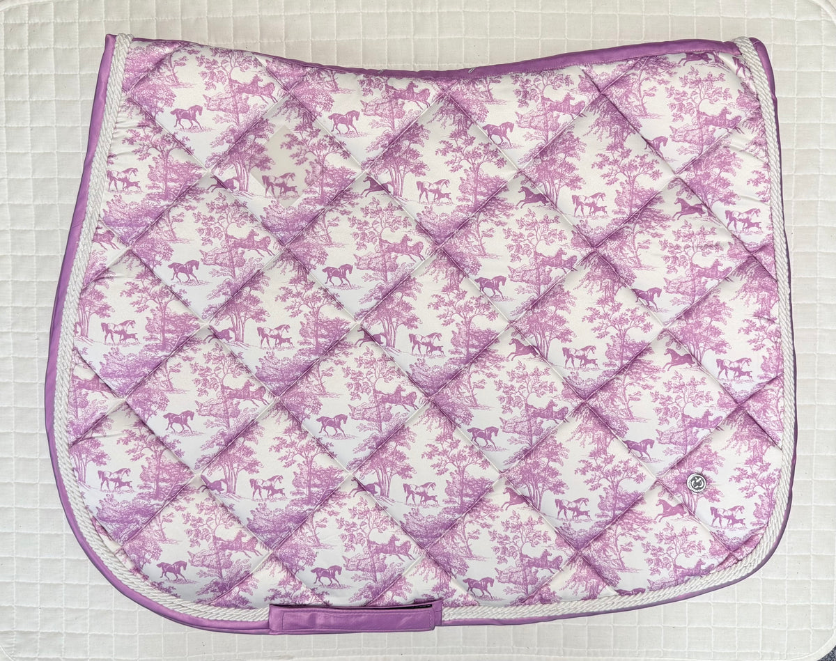 Dapple Bay Equestrian Toile Jump Saddle Pad