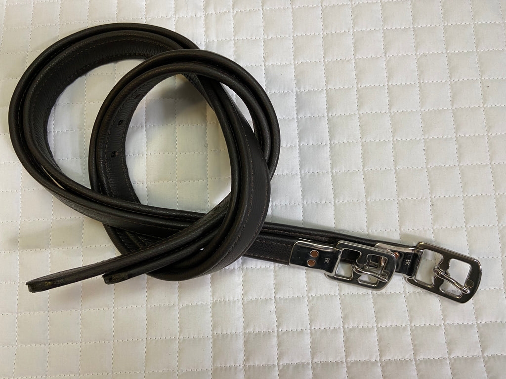 Aramas Lined Flat Buckle Stirrup Leathers