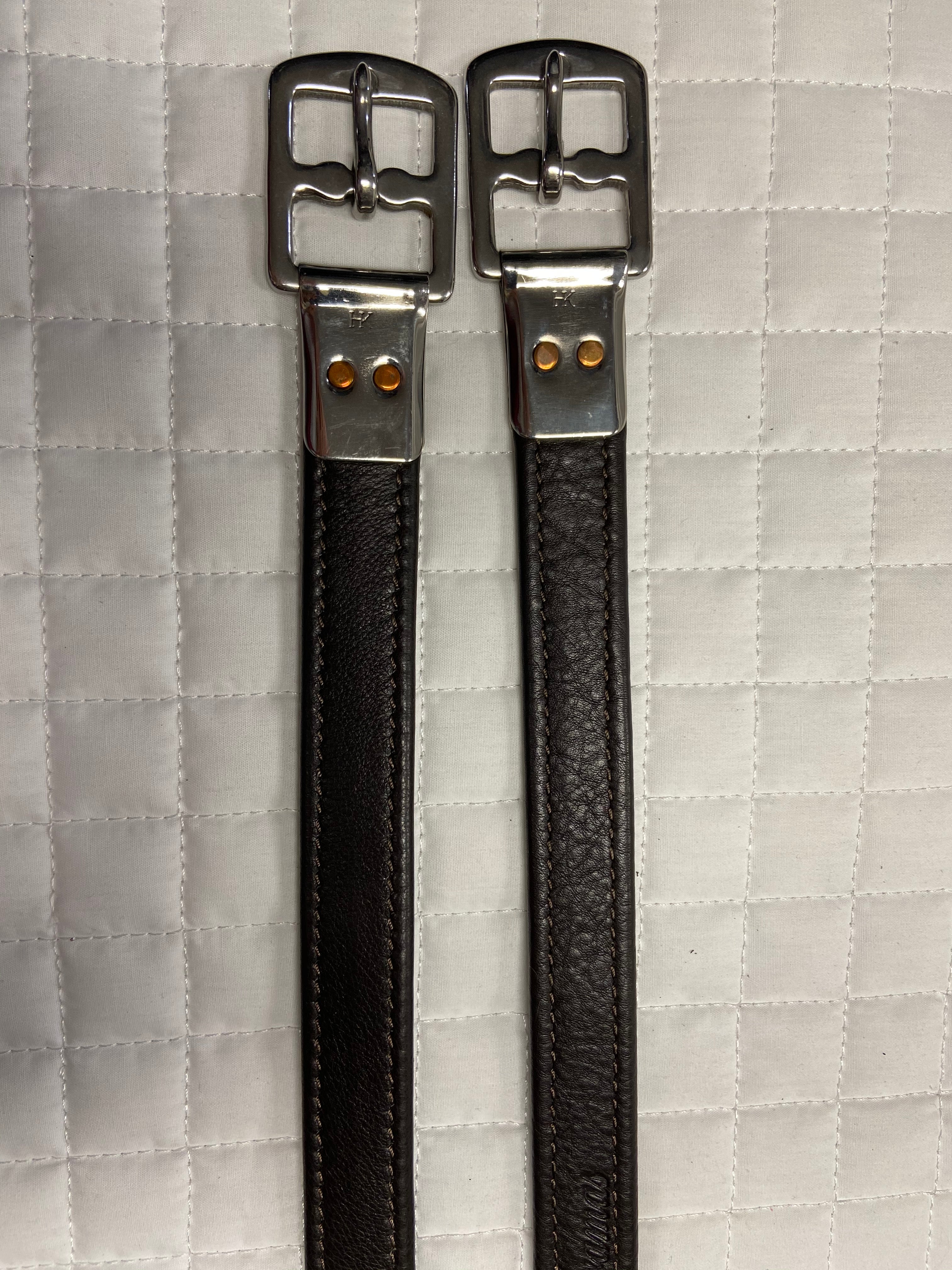 Aramas Lined Flat Buckle Stirrup Leathers