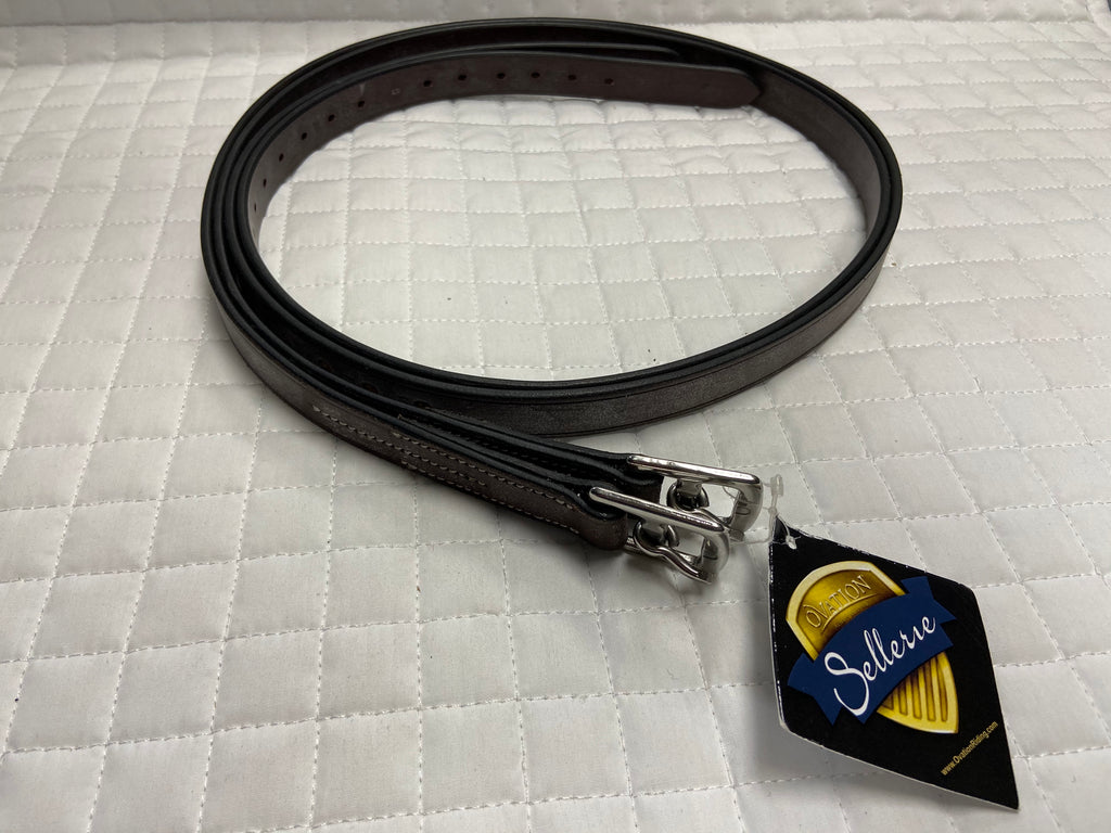 Ovation Flat Sitrrup Leathers