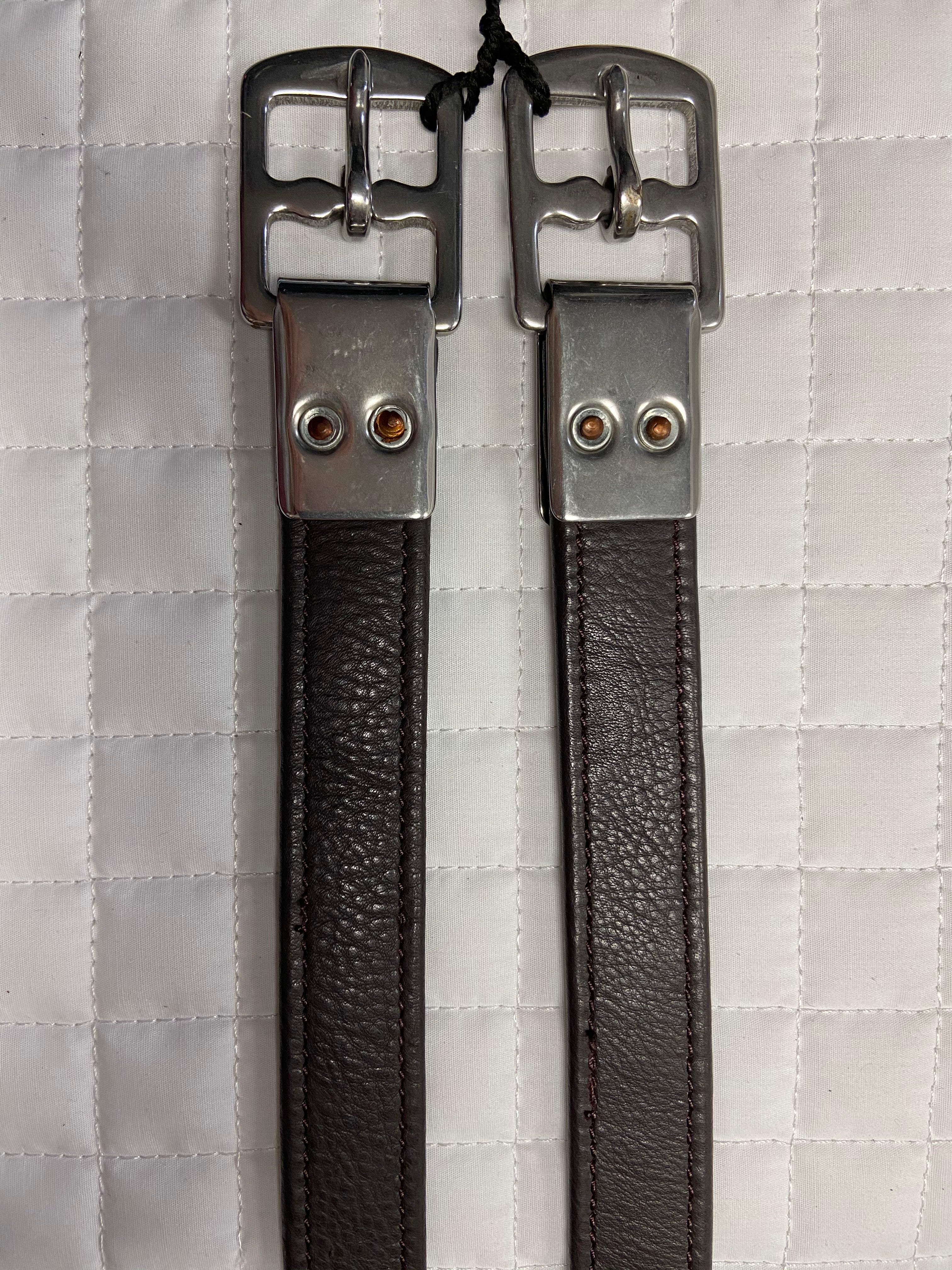 Adelfia Lined Flat Buckle Stirrup Leathers