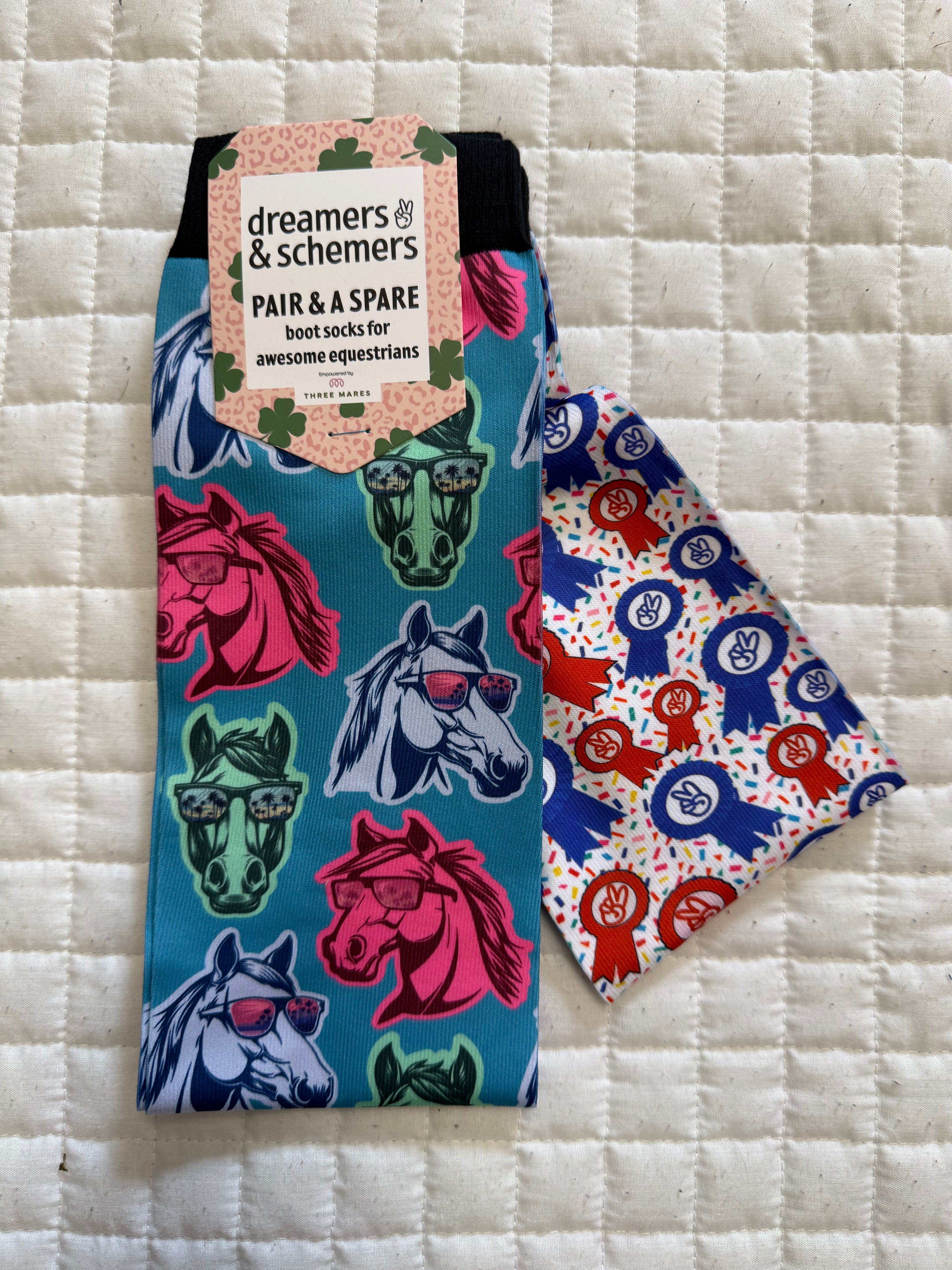 Dreamers & Schemers Boot Socks Pair and A Spare Group 5
