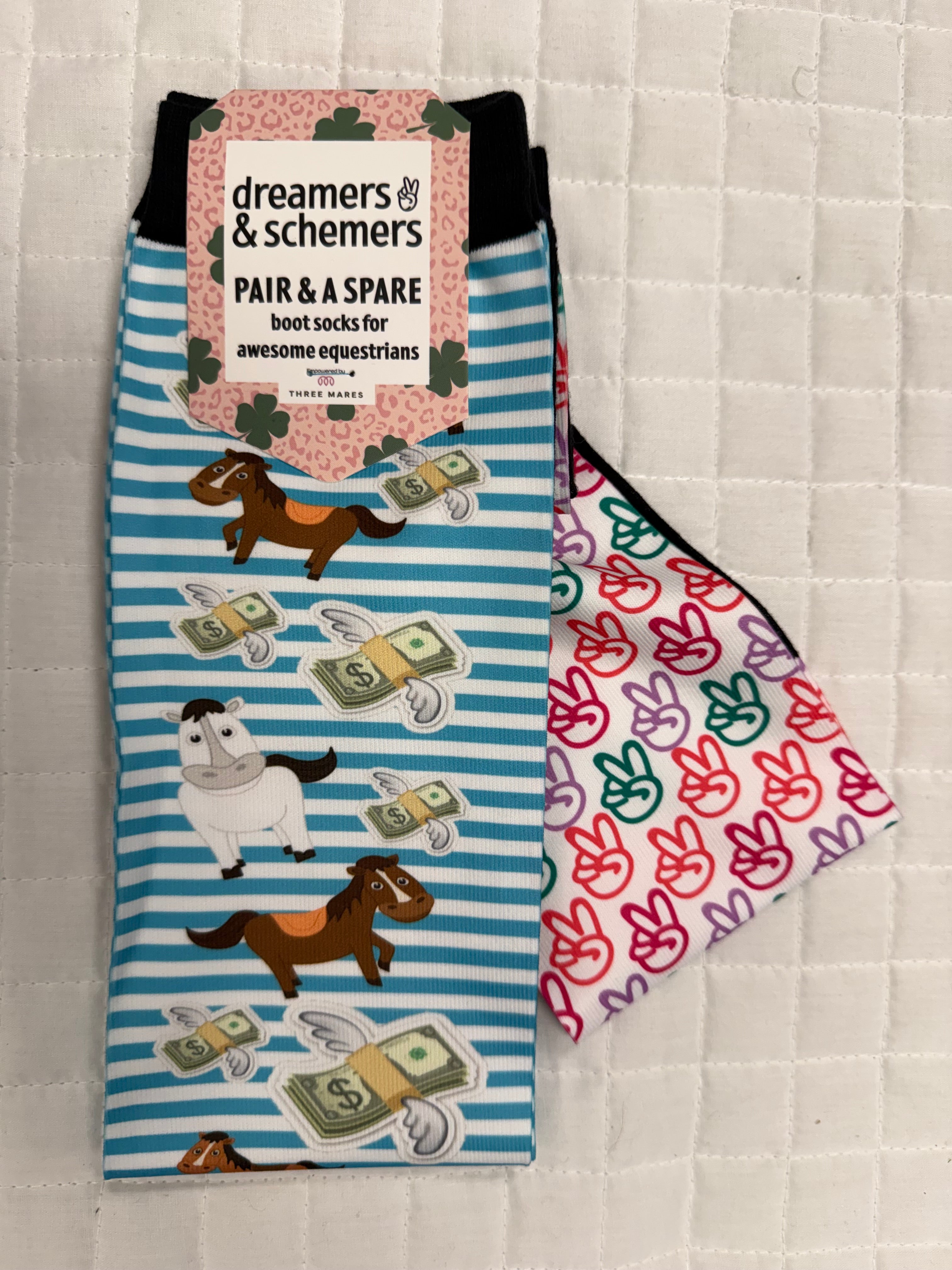 Dreamers & Schemers Pair & A Spare Boot Socks Group 1