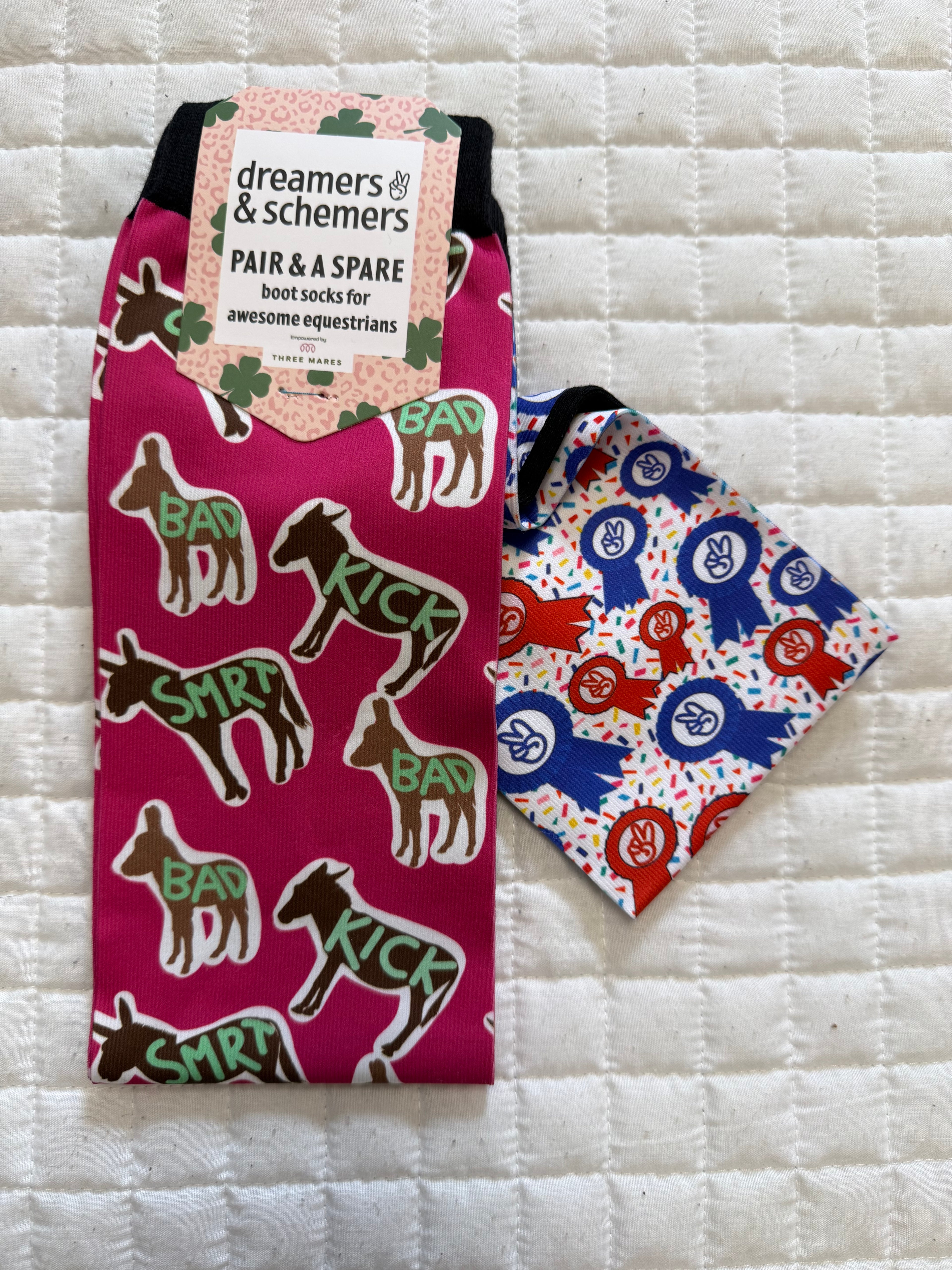Dreamers & Schemers Boot Socks Pair and A Spare Group 5