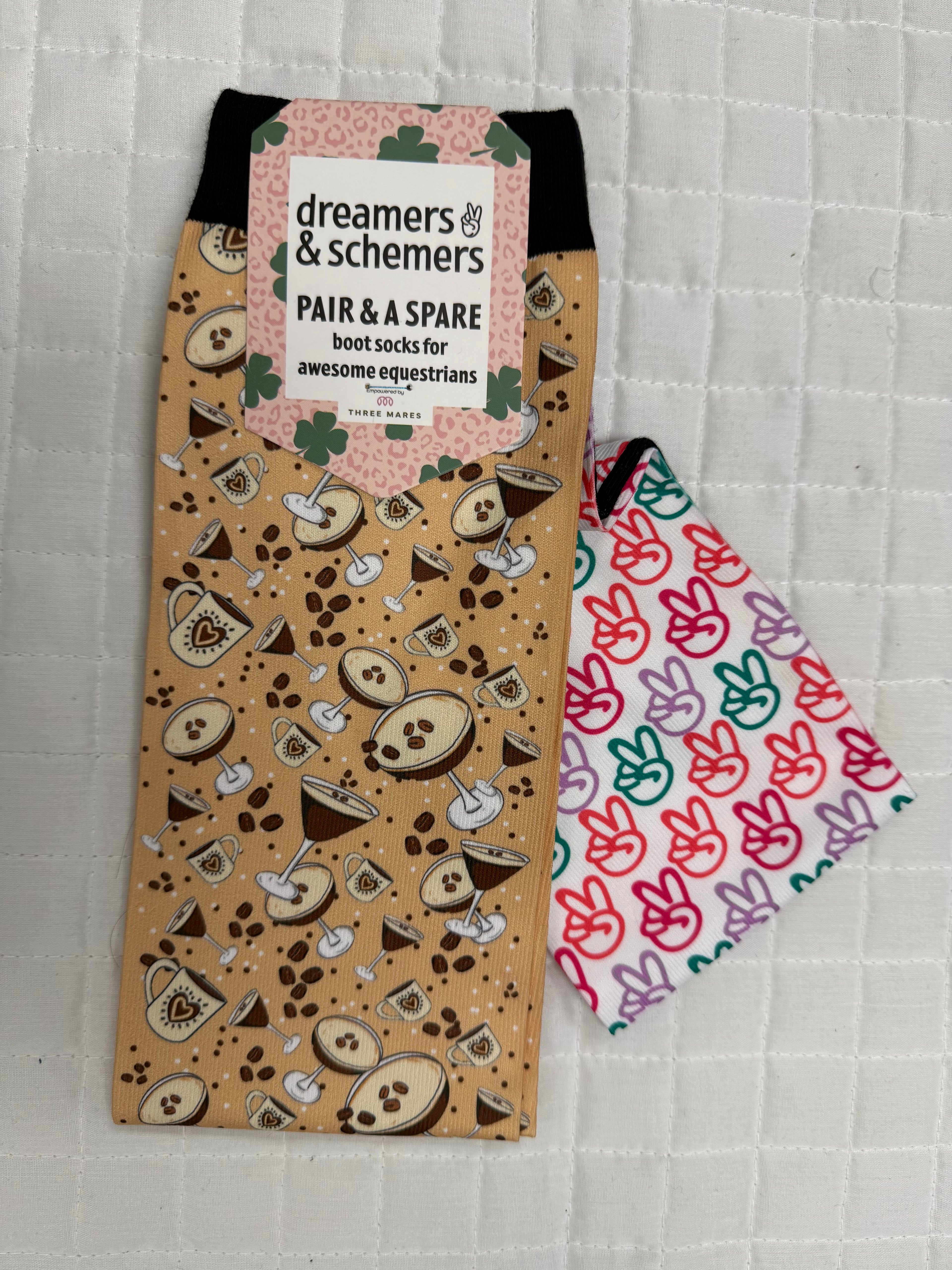 Dreamers & Schemers Pair & A Spare Boot Socks Group 4