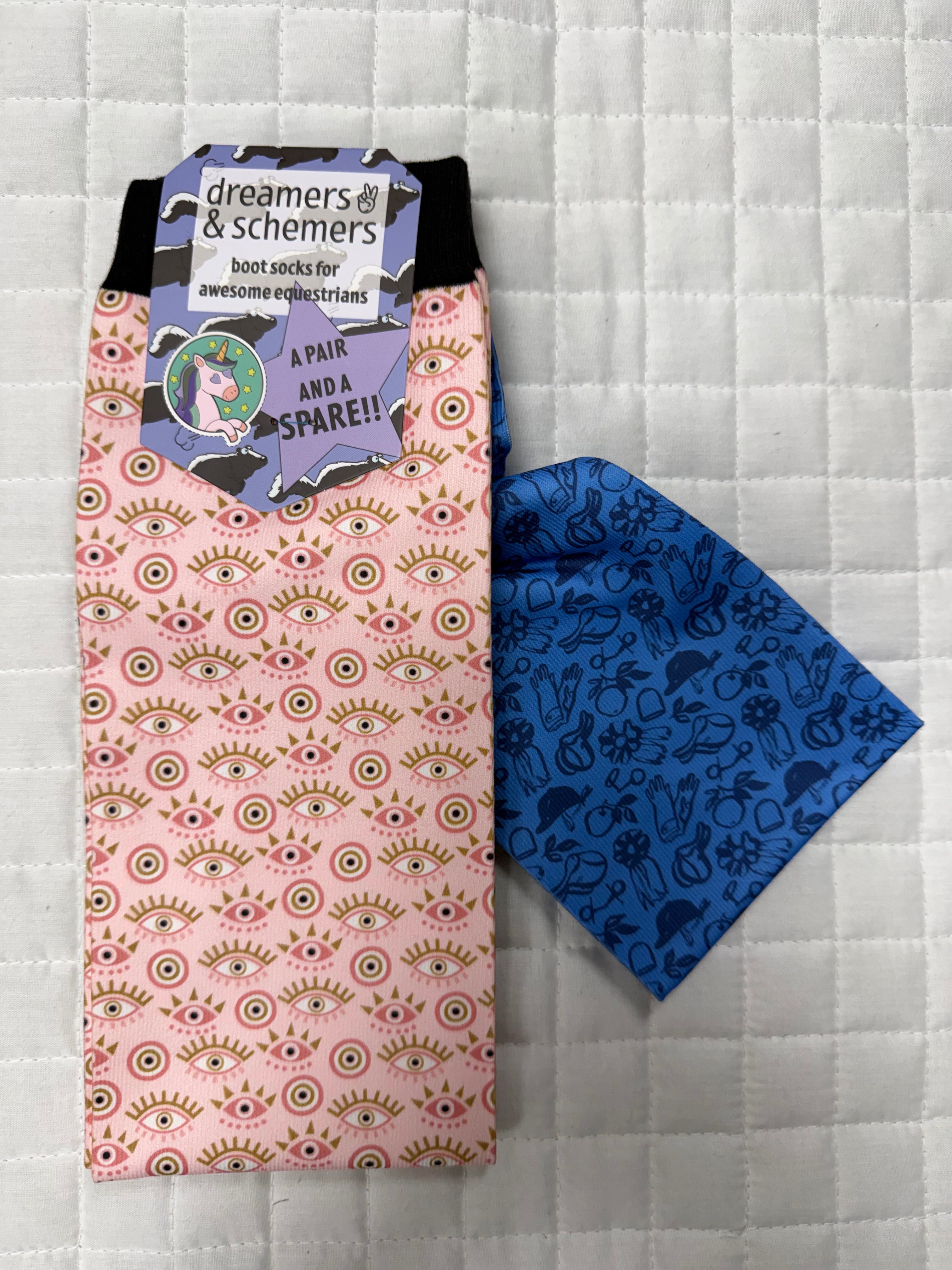 Dreamers & Schemers Pair & A Spare Boot Socks Group 4