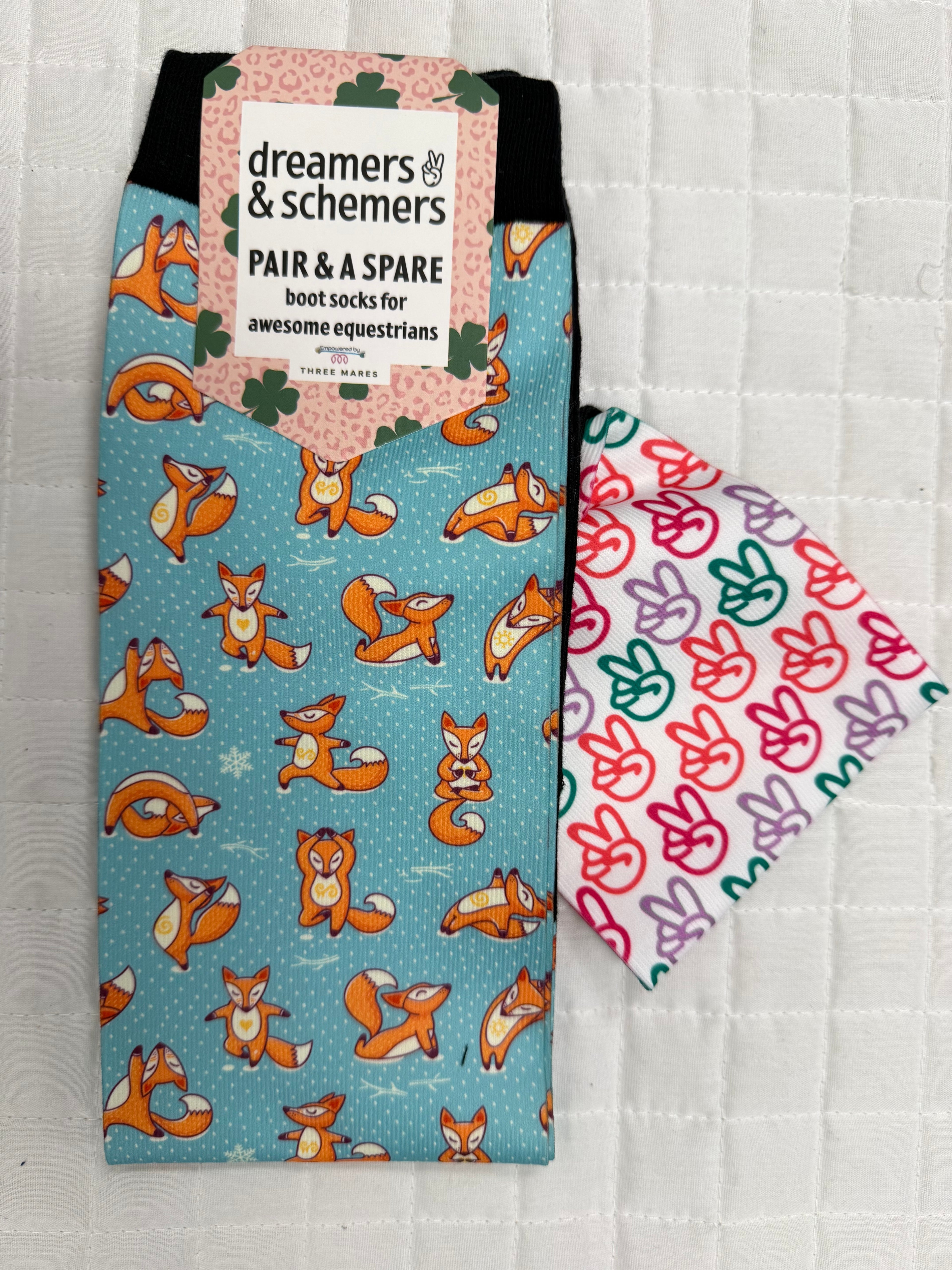 Dreamers & Schemers Pair & A Spare Boot Socks Group 1