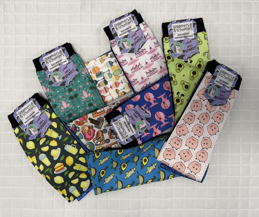 Dreamers & Schemers Pair & A Spare Boot Socks Group 3