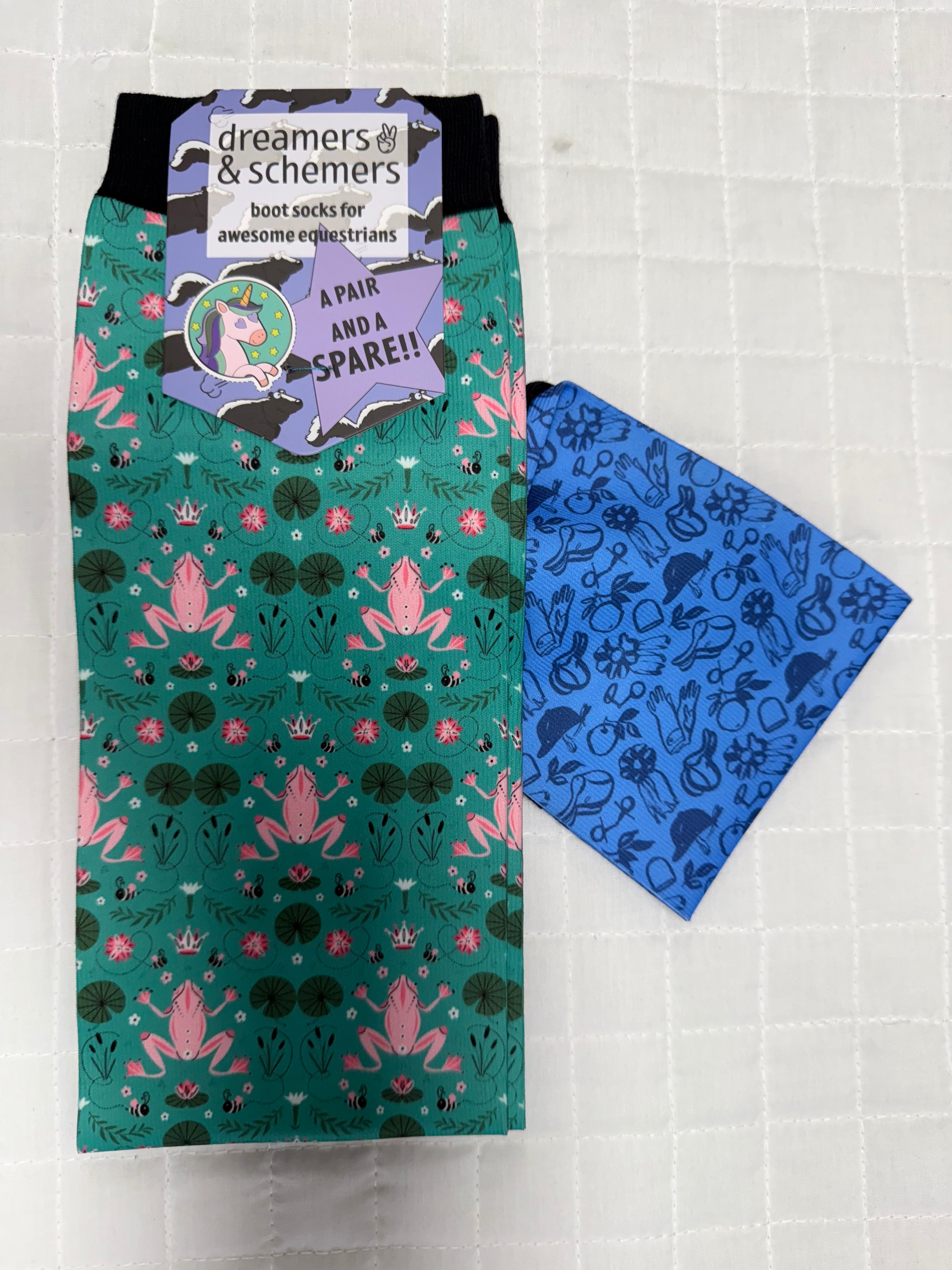 Dreamers & Schemers Pair & A Spare Boot Socks Group 3