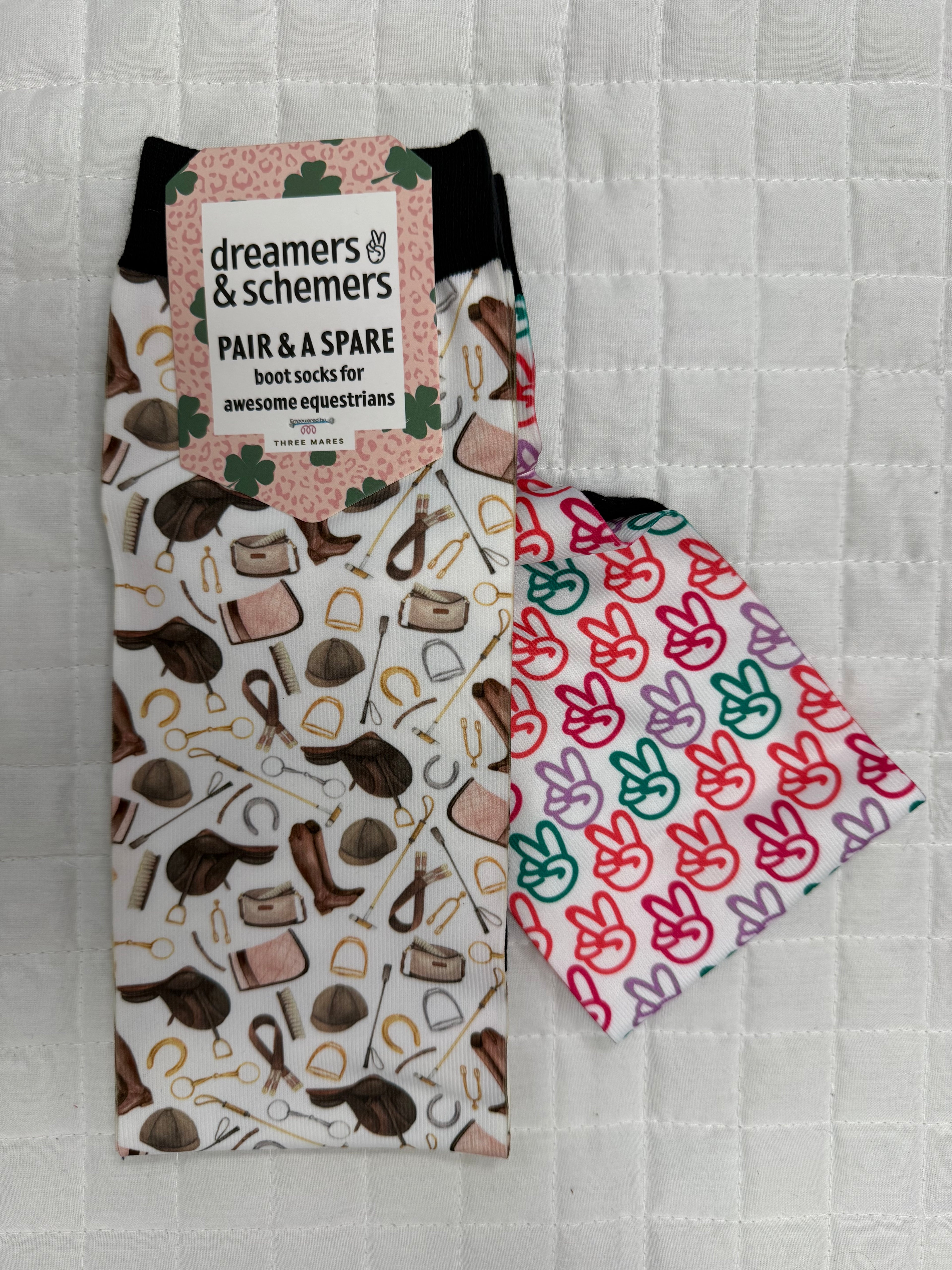 Dreamers & Schemers Pair & A Spare Boot Socks Group 2