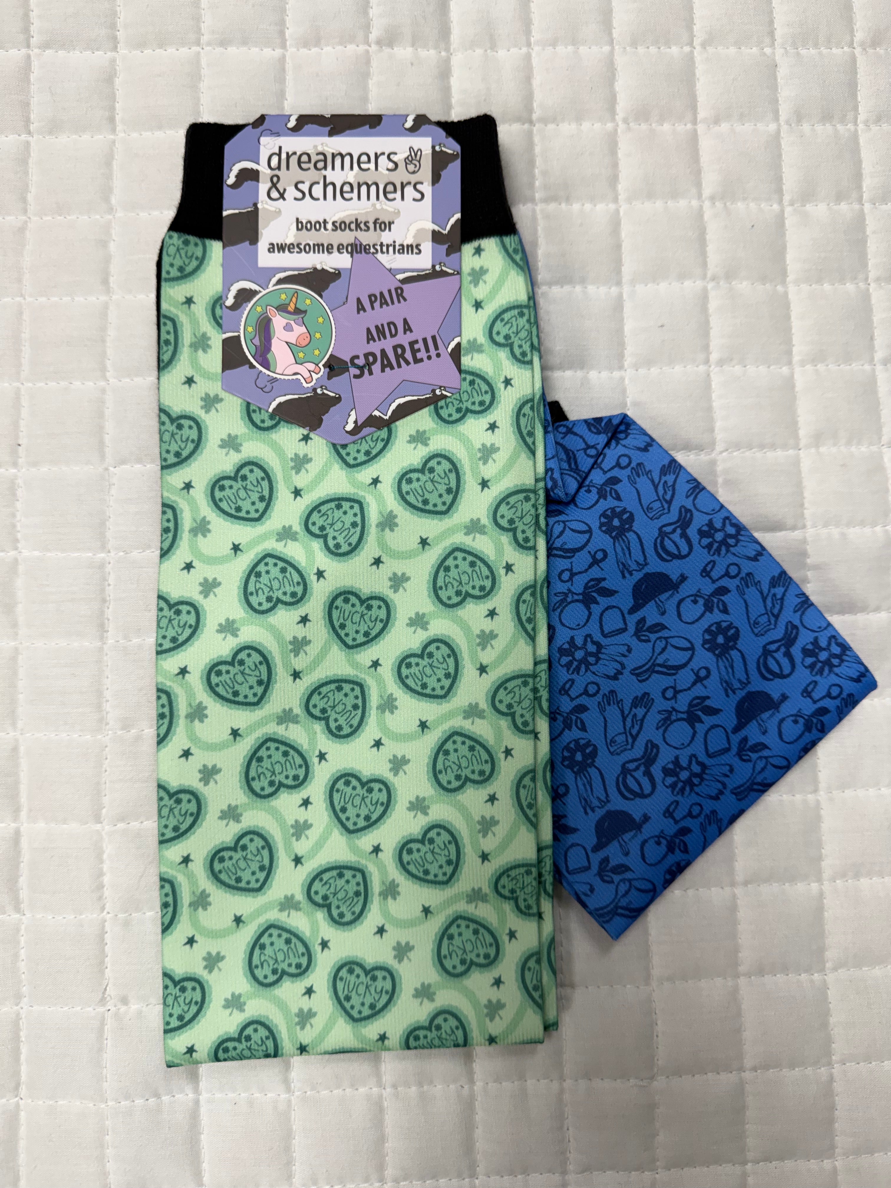 Dreamers & Schemers Pair & A Spare Boot Socks Group 4