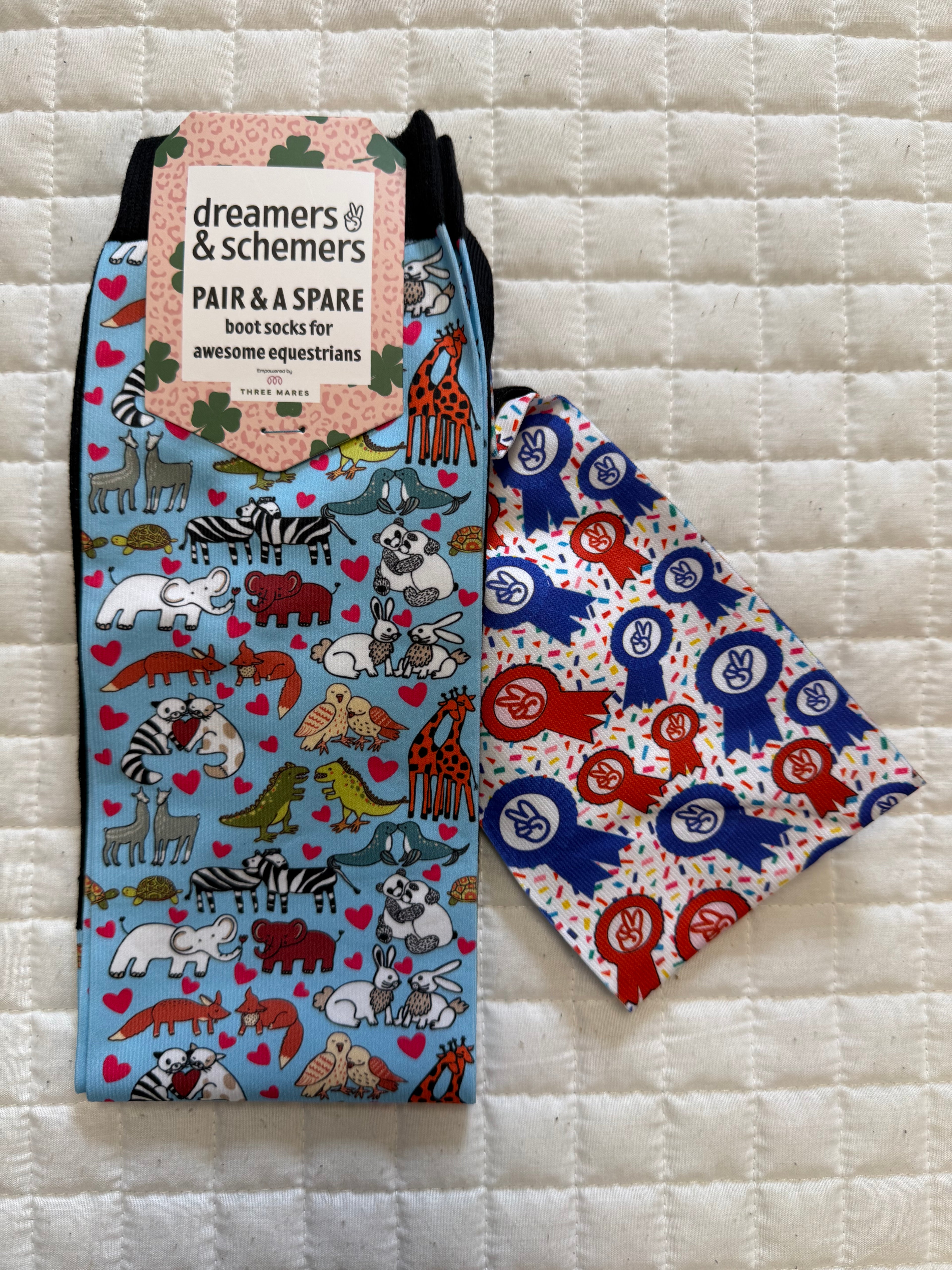 Dreamers & Schemers Pair & A Spare Boot Socks Group 6