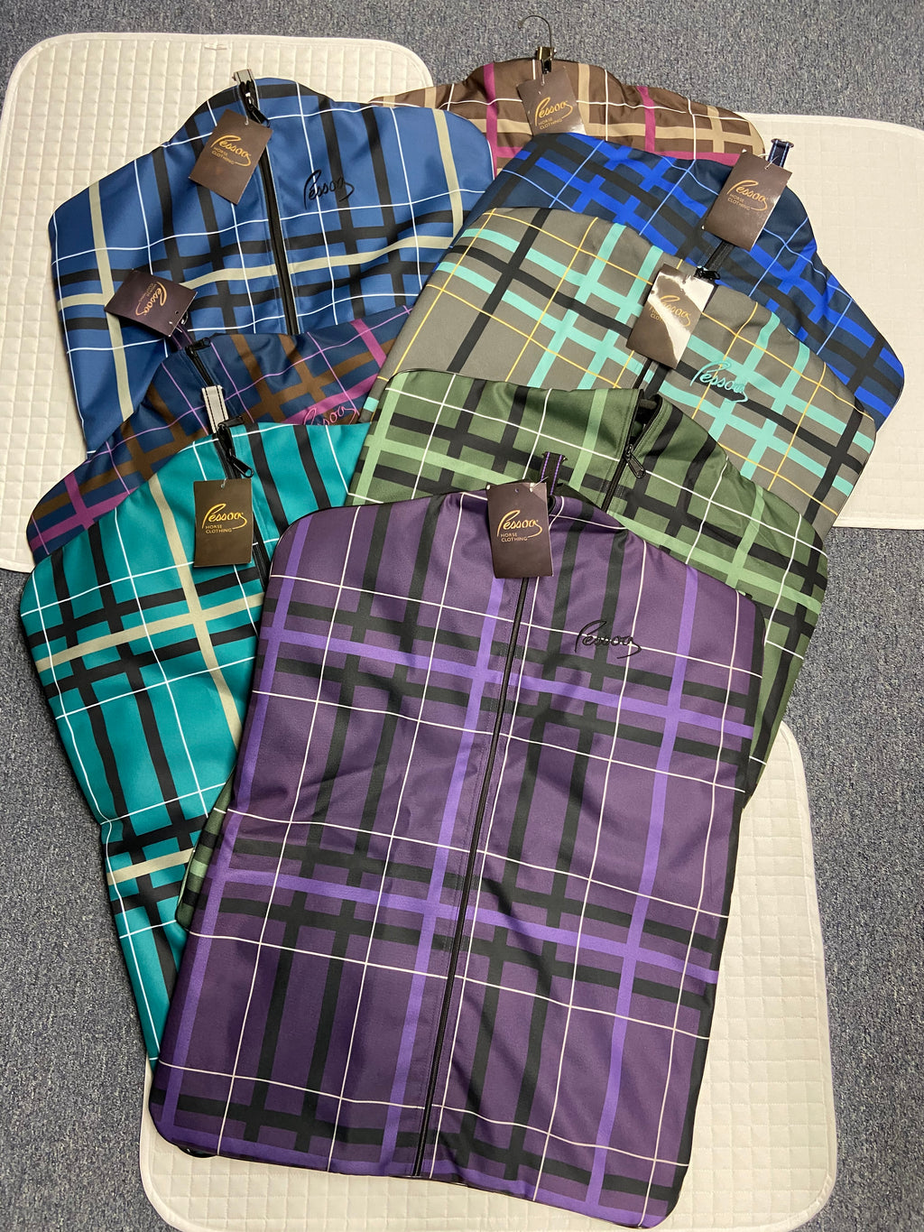 Garment Bag Pessoa Plaid