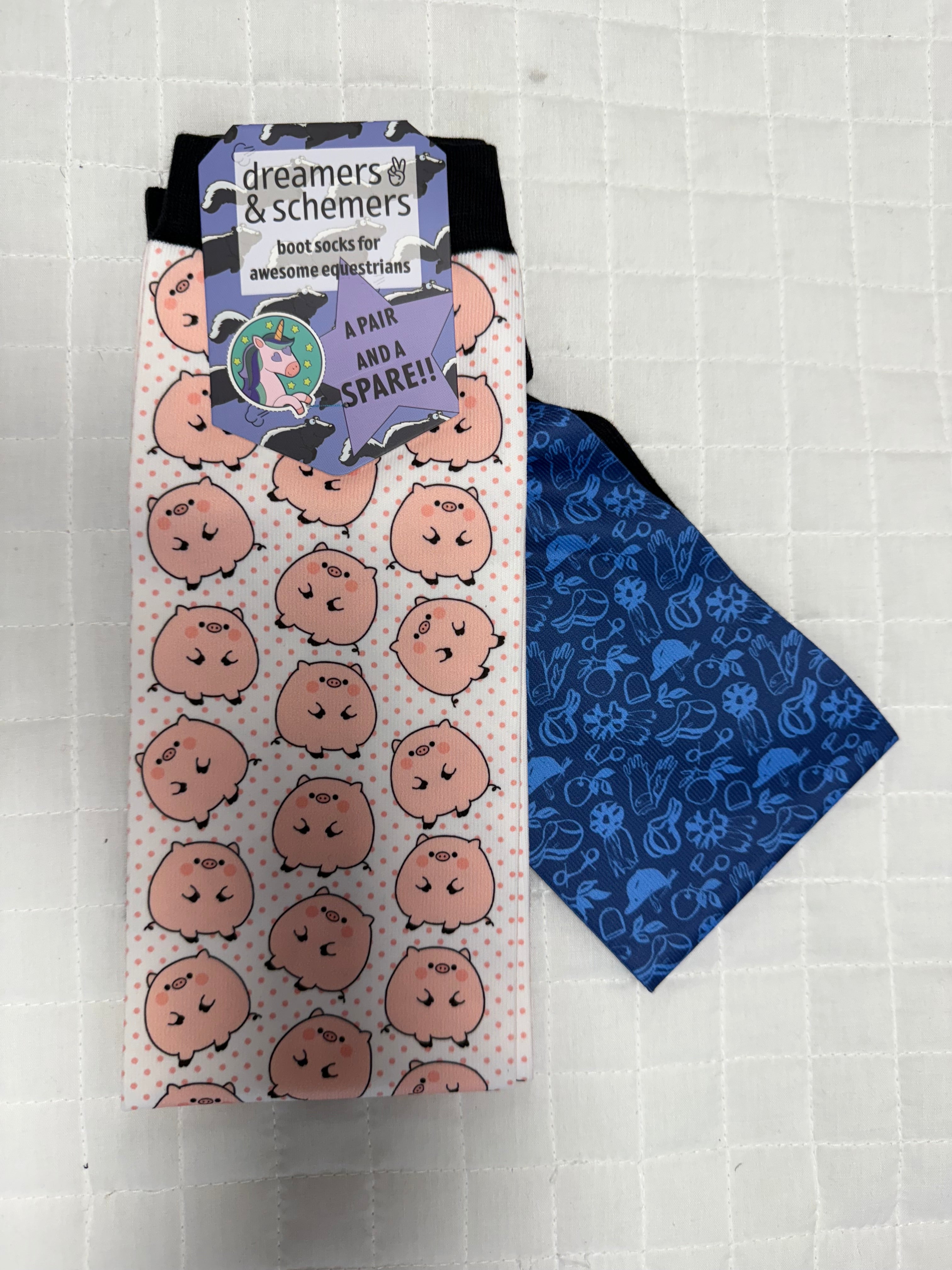Dreamers & Schemers Pair & A Spare Boot Socks Group 3