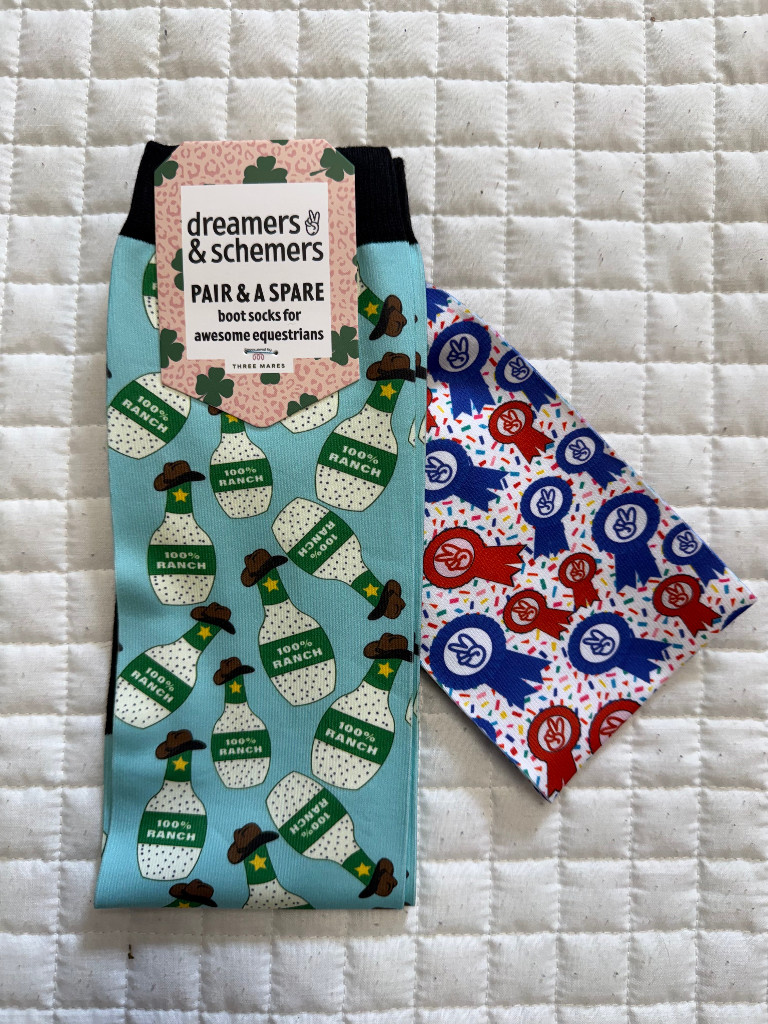 Dreamers & Schemers Boot Socks Pair and A Spare Group 5
