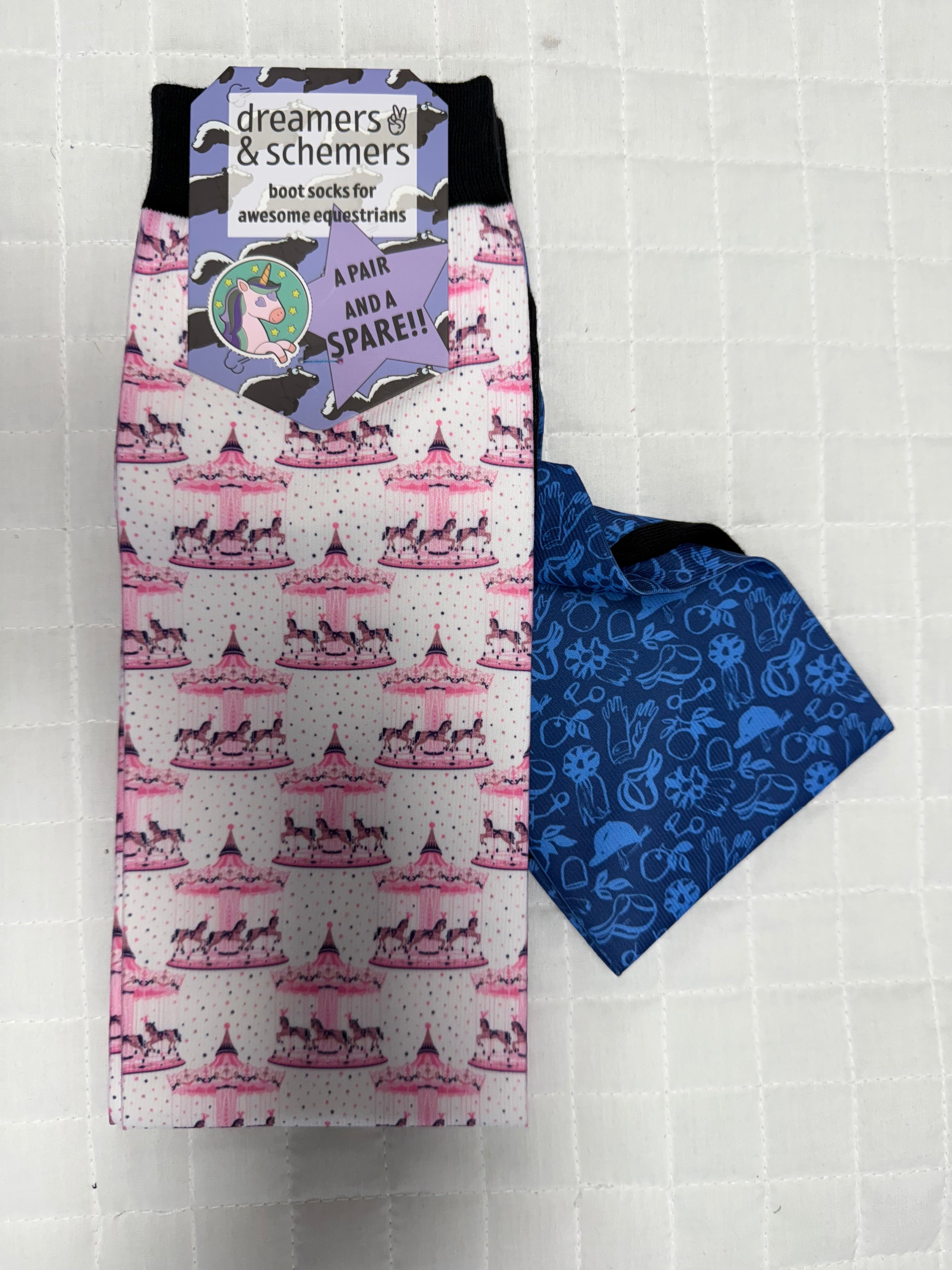 Dreamers & Schemers Pair & A Spare Boot Socks Group 3