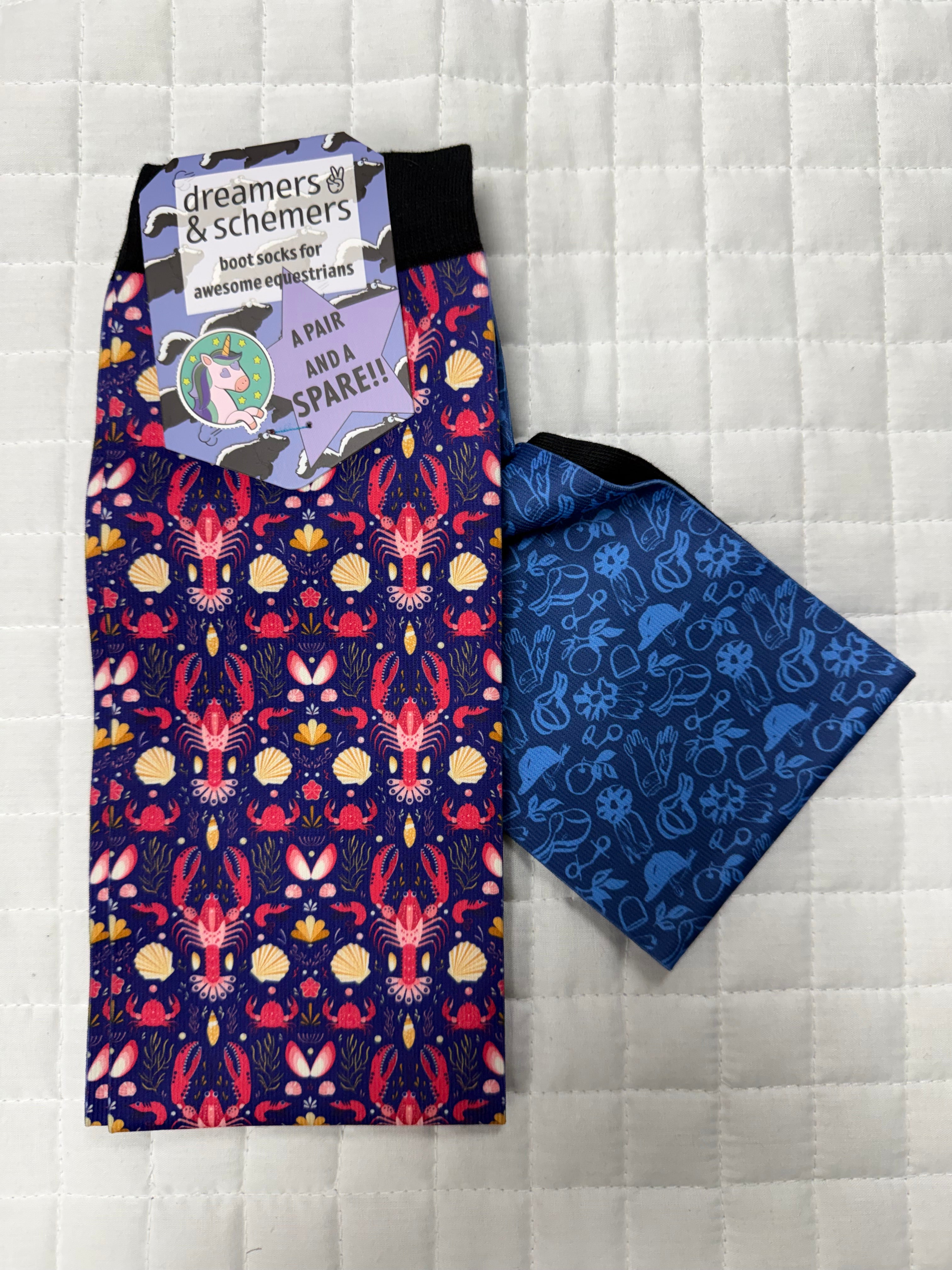 Dreamers & Schemers Pair & A Spare Boot Socks Group 4