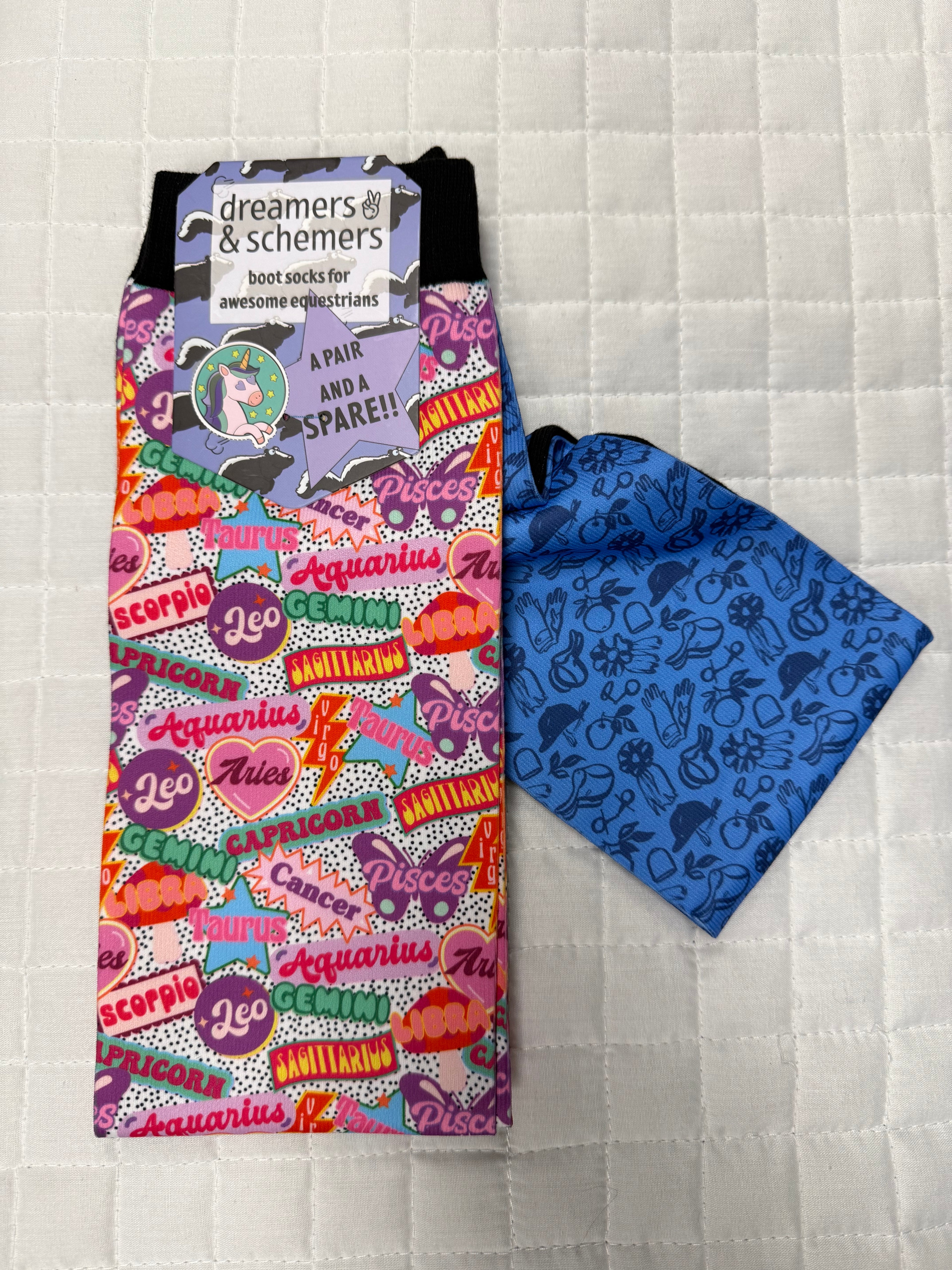 Dreamers & Schemers Pair & A Spare Boot Socks Group 2