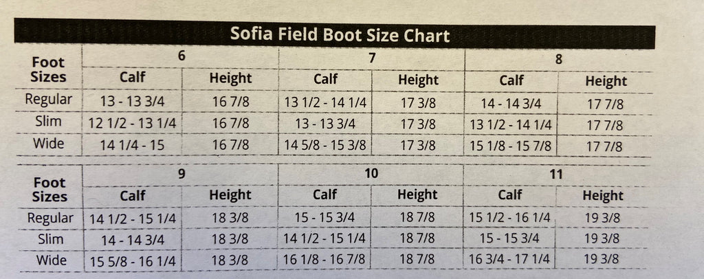 Ladies Sofia Field Boot