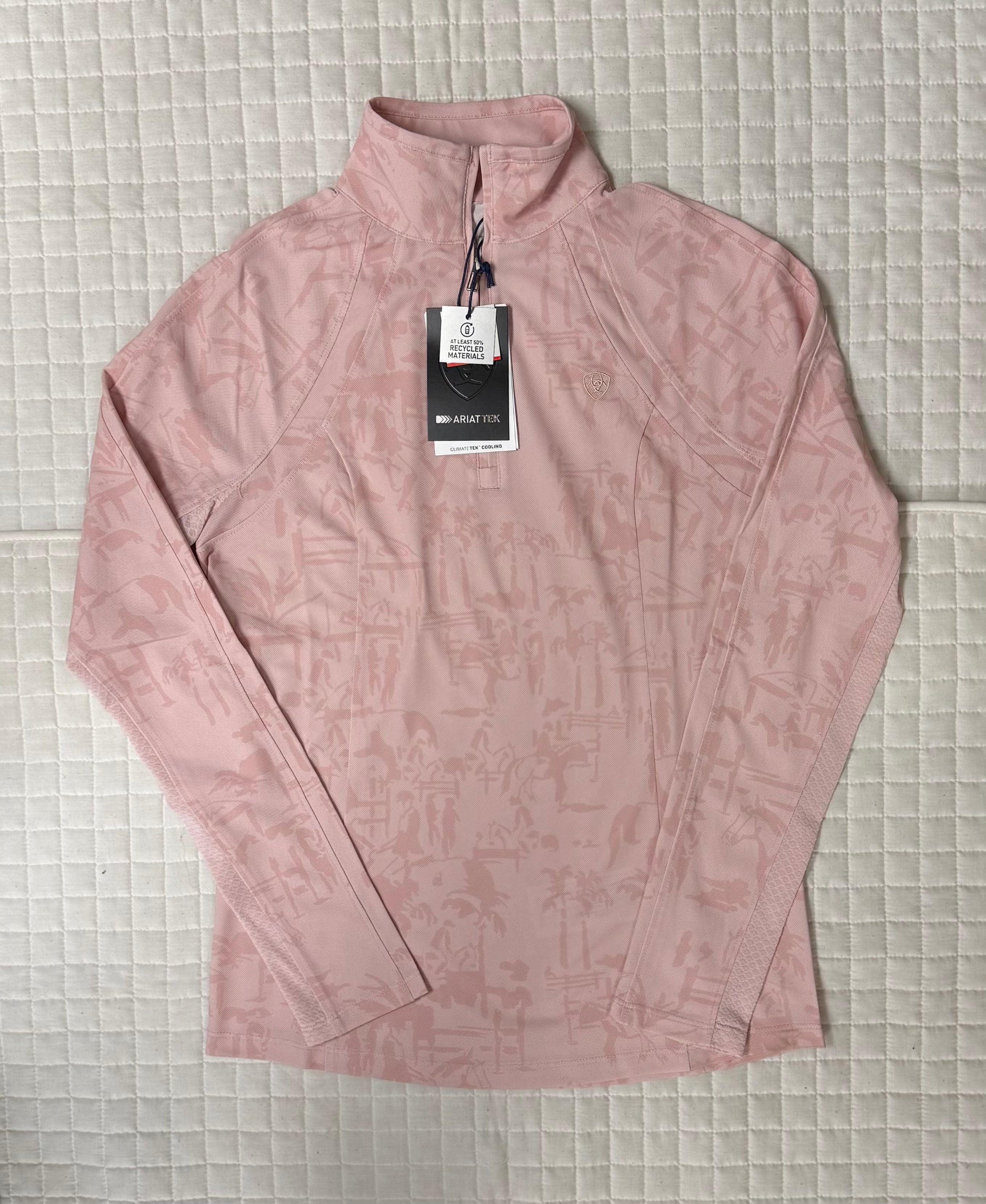 Ladies Ariat Sunstopper 3.0 1/4 Zip Baselayer