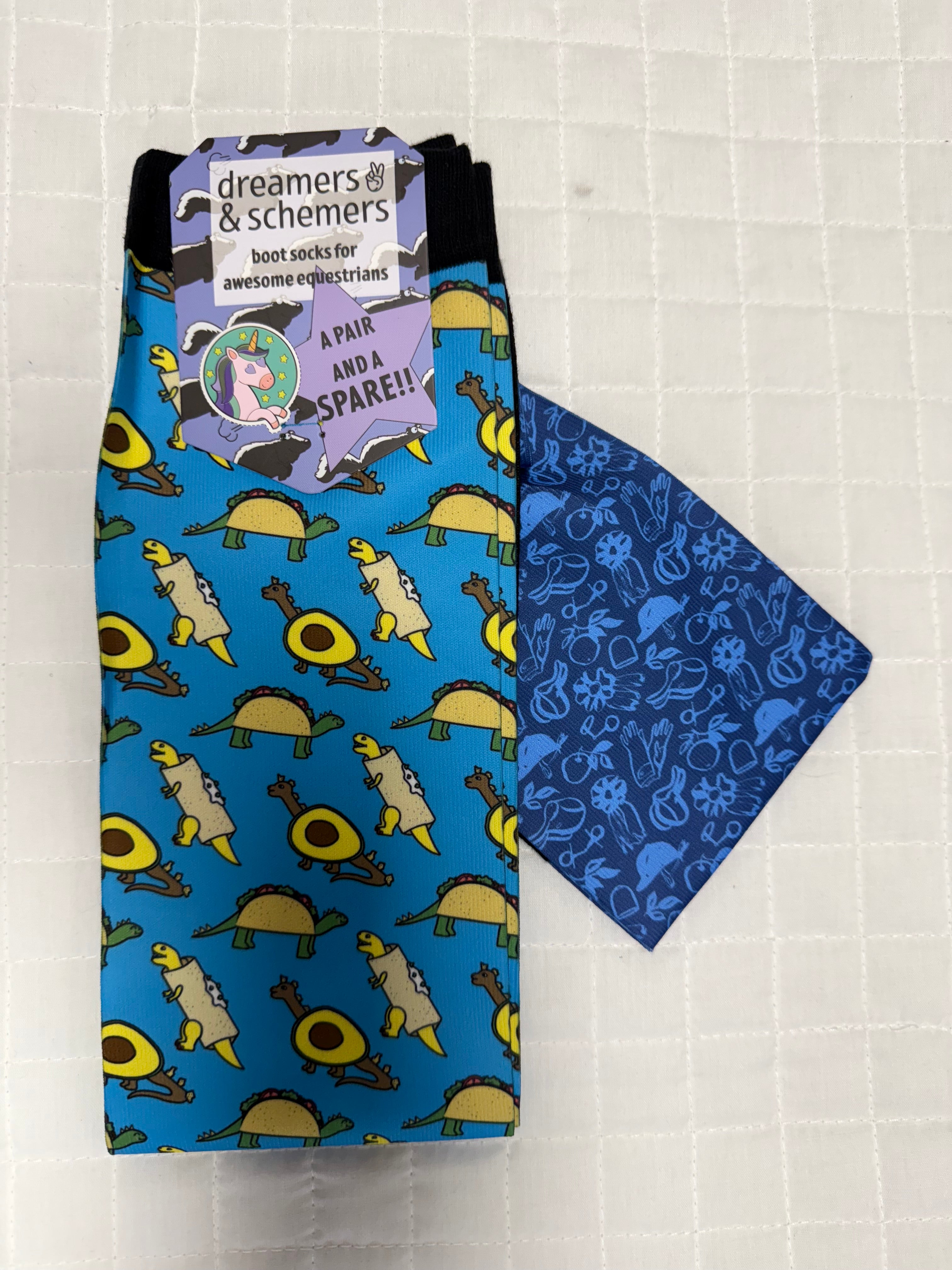 Dreamers & Schemers Pair & A Spare Boot Socks Group 3