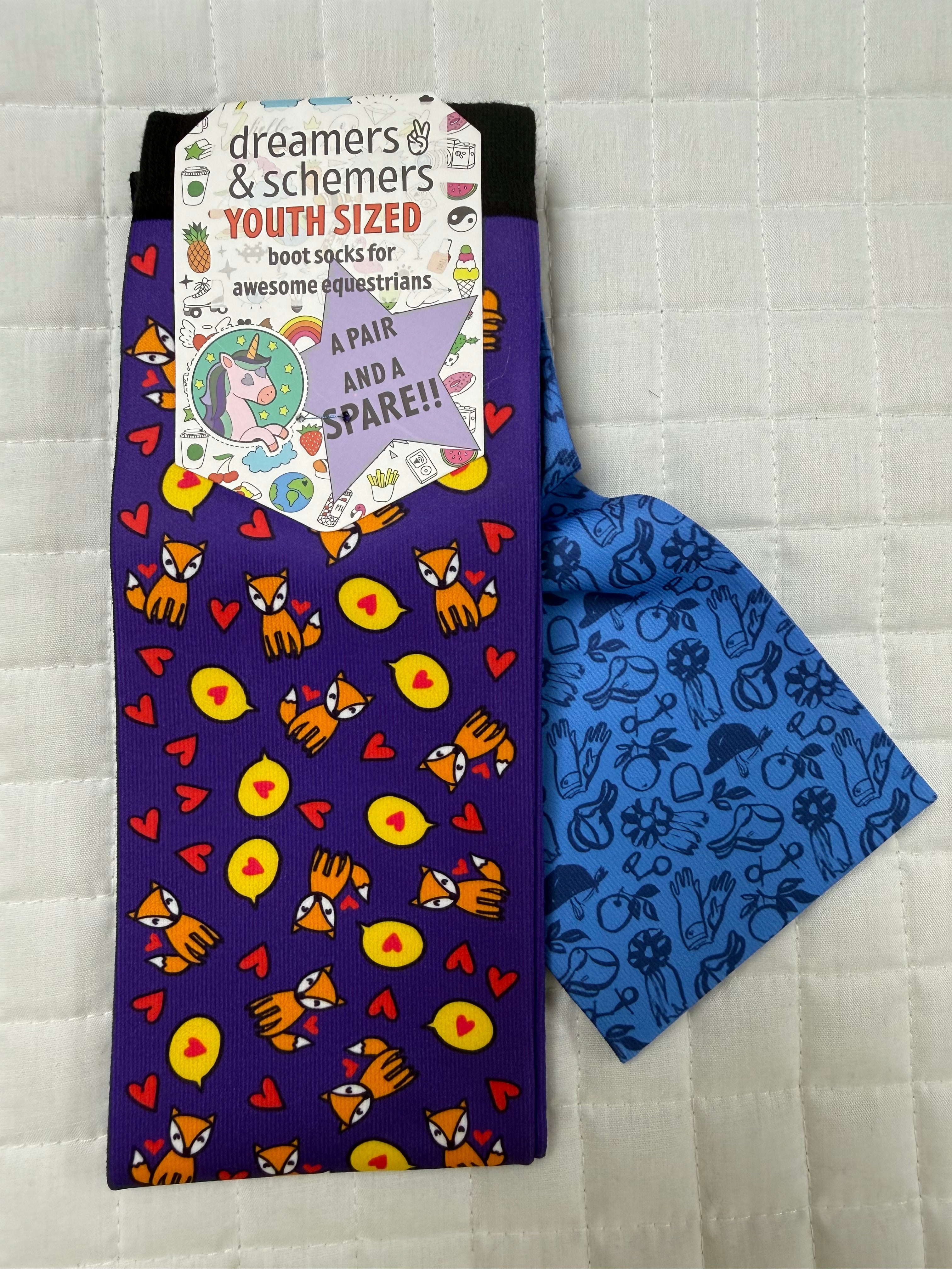 Dreamers & Schemers YOUTH Boot Socks
