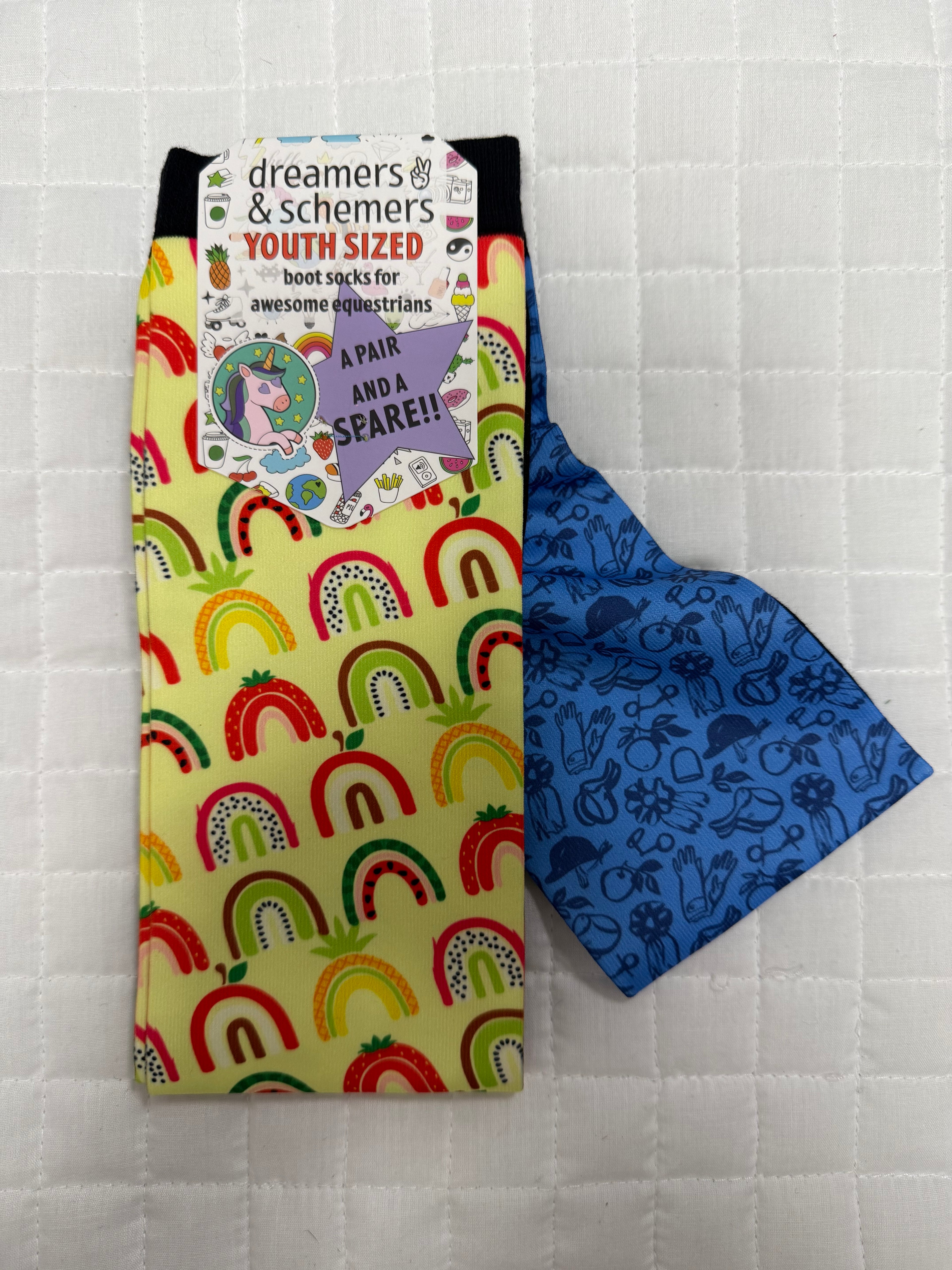 Dreamers & Schemers YOUTH Boot Socks