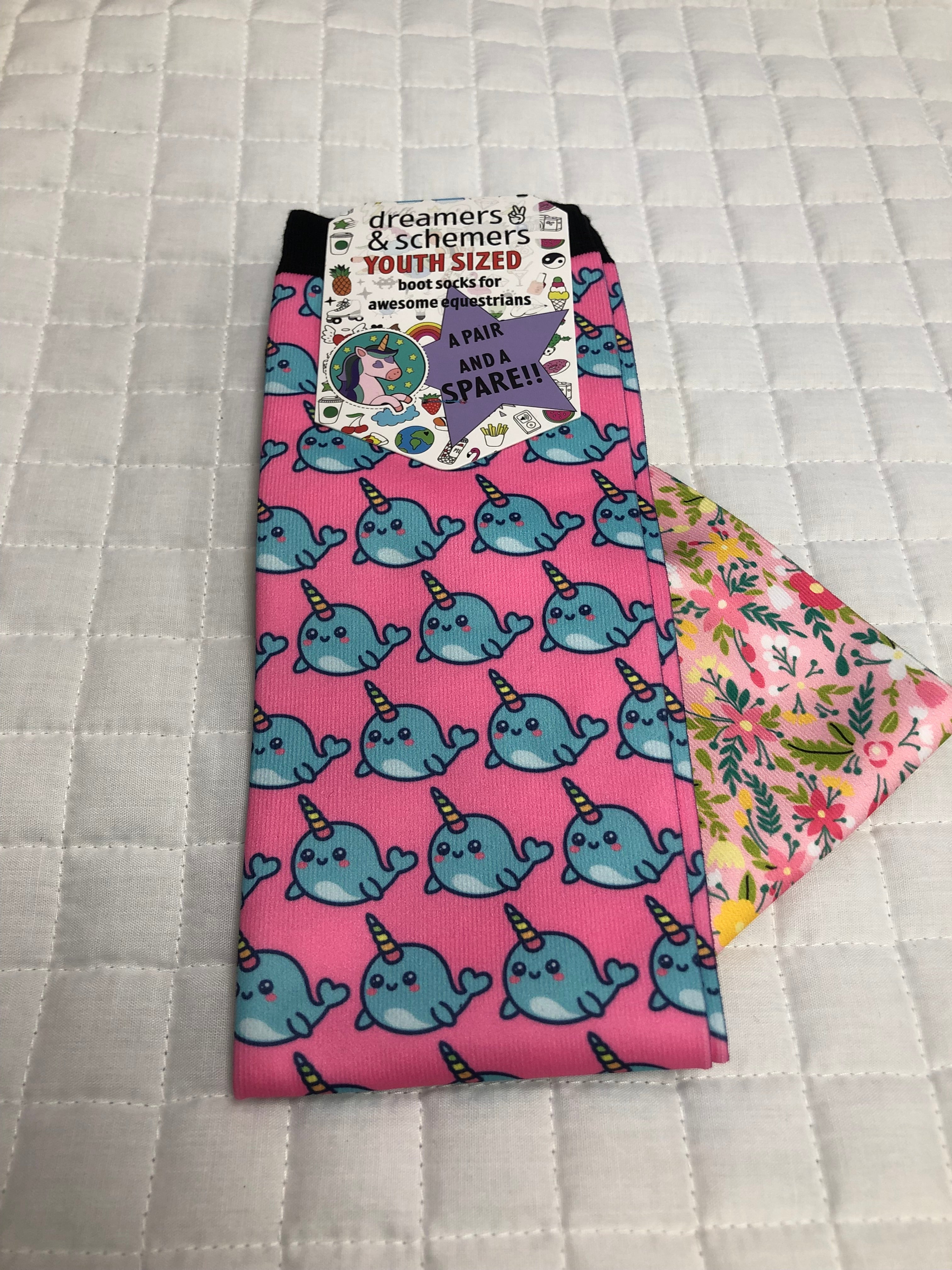 *SALE* Dreamers & Schemers YOUTH Boot Socks