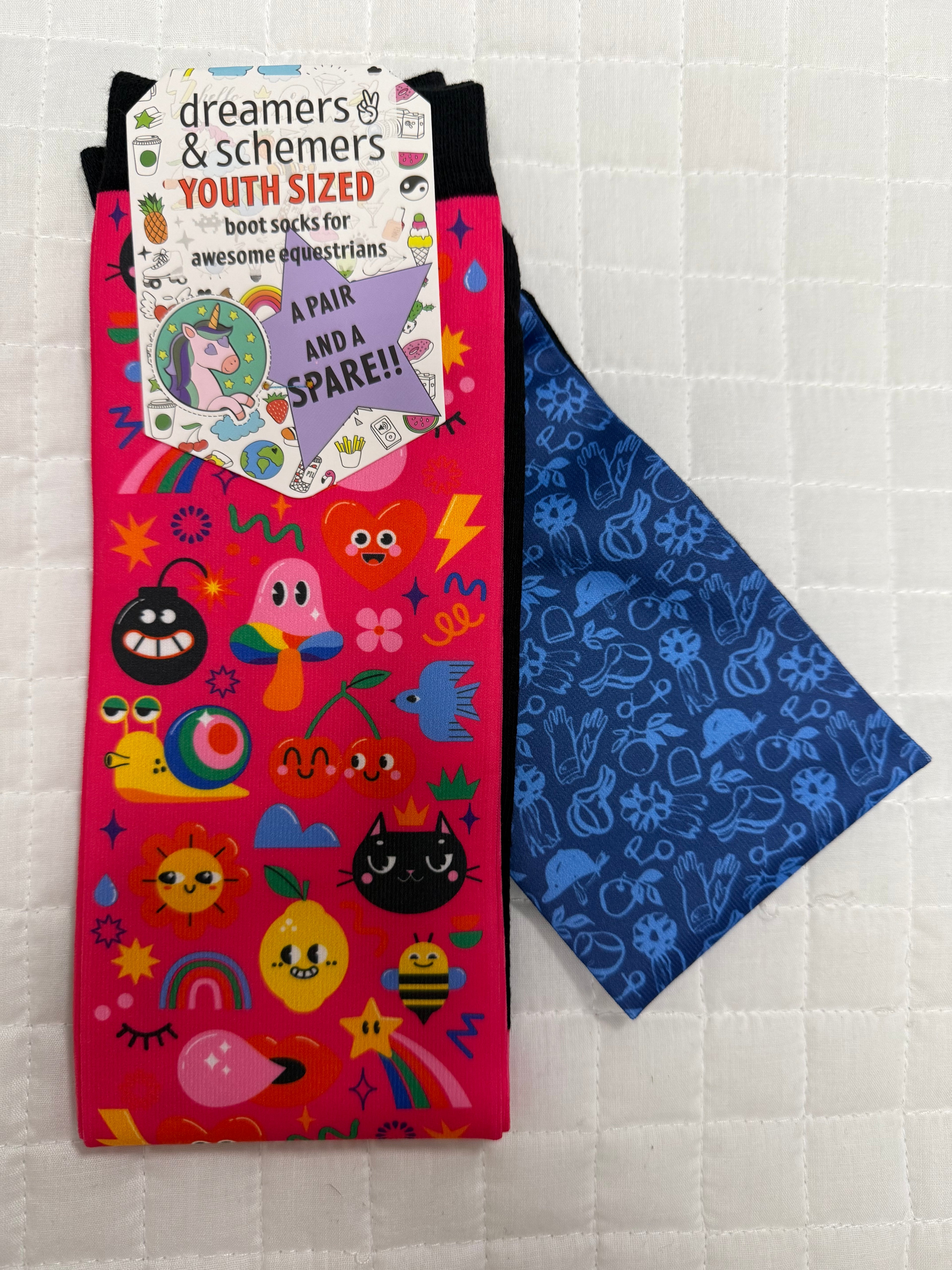 Dreamers & Schemers YOUTH Boot Socks