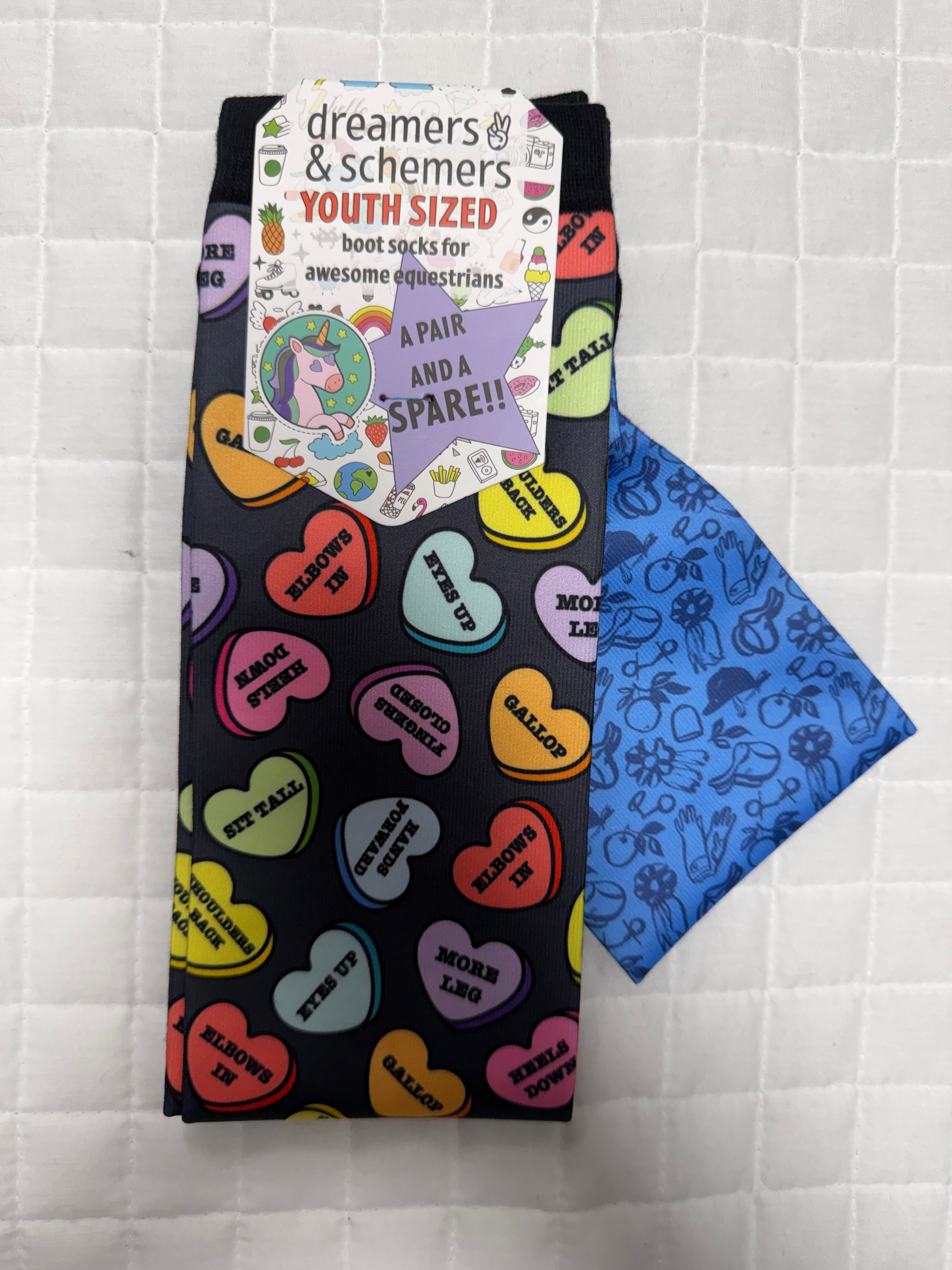 Dreamers & Schemers YOUTH Boot Socks