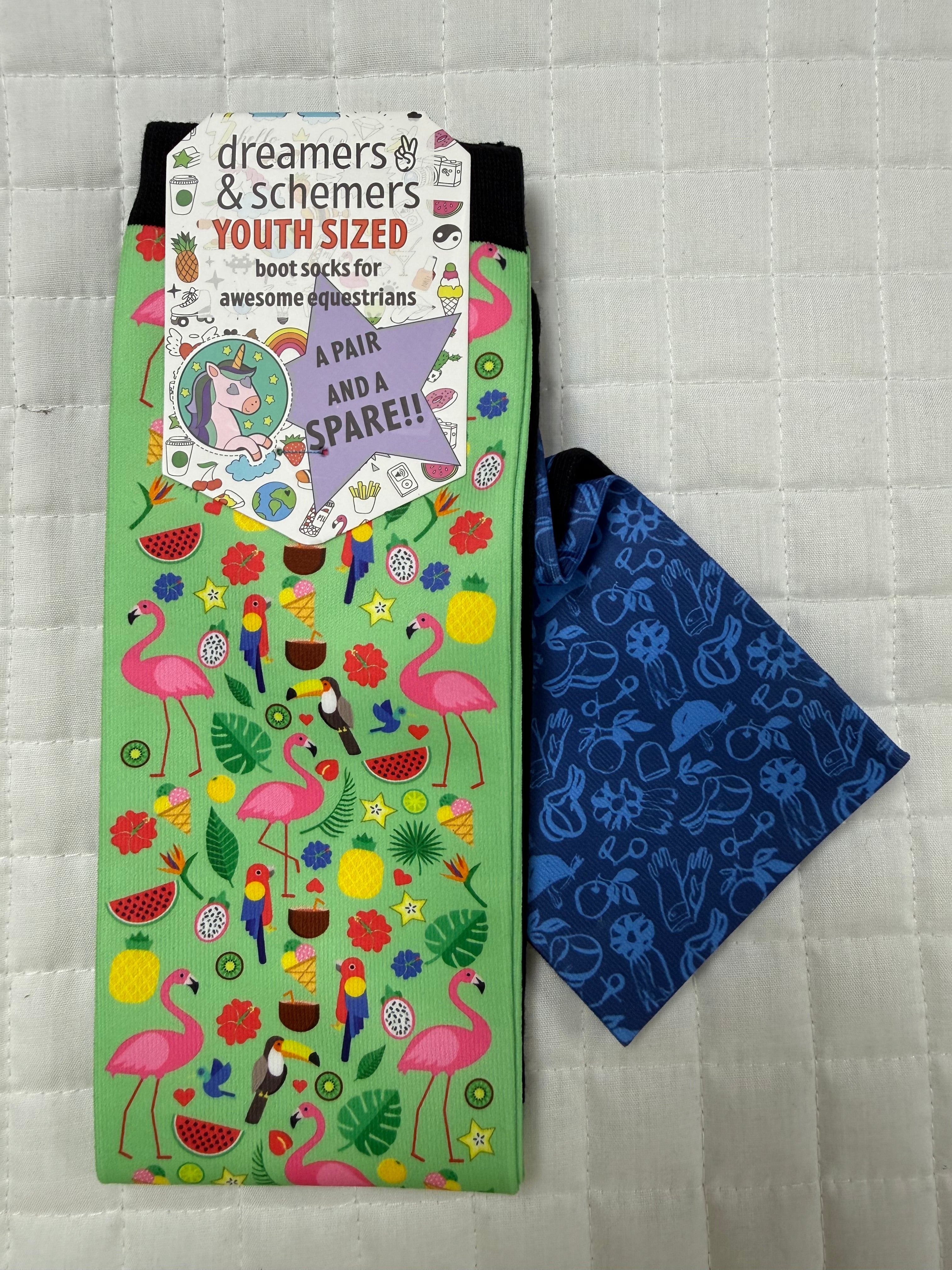 Dreamers & Schemers YOUTH Boot Socks